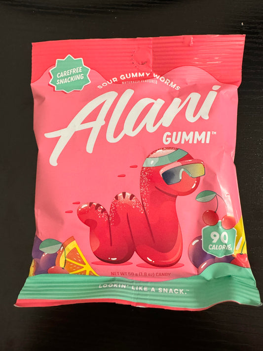 ALANI GUMMI SOUR GUMMY WORMS