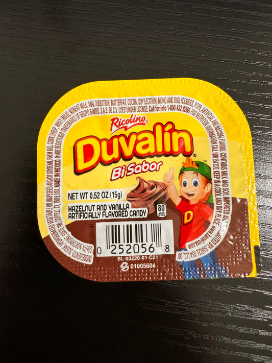 DUVALIN BI SABOR HAZELNUT AND VANILLA CANDY