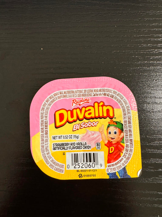 DUVALIN BI SABOR STRAWBERRY AND VANILLA CANDY