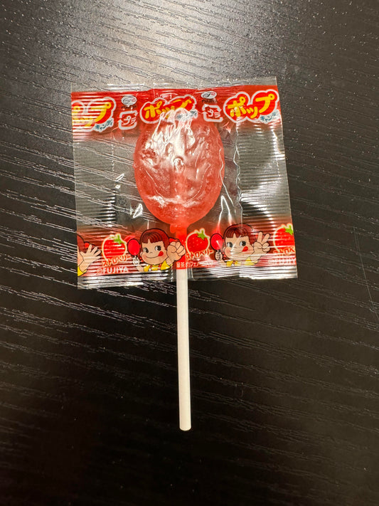 JAPANESE STRAWBERRY LOLLIPOP