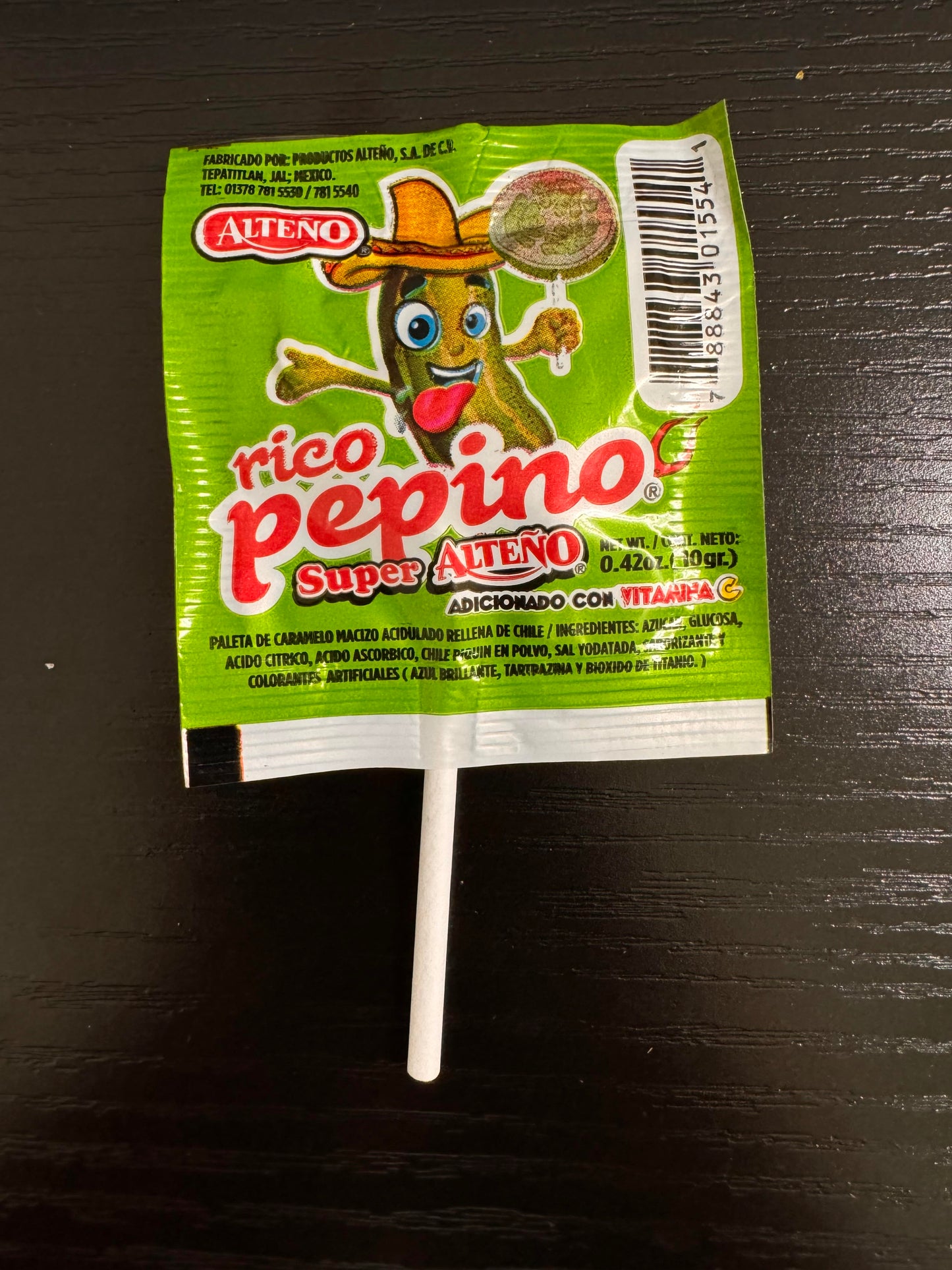 RICO PEPINO SUPER ALTENO LOLLIPOP